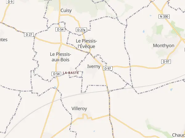 Plan de Iverny