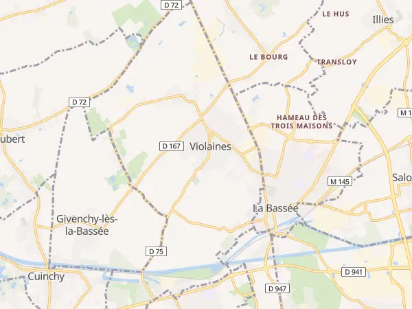 Plan de Violaines
