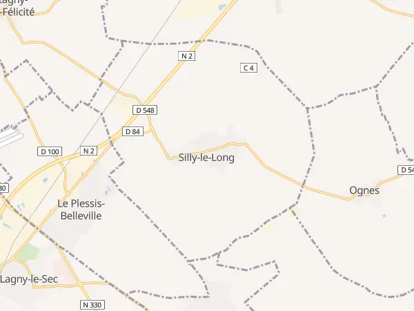 Plan de Silly-le-Long