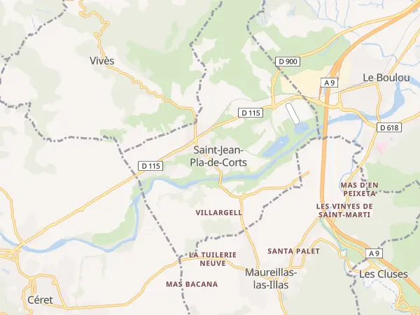 Plan de Saint-Jean-Pla-de-Corts