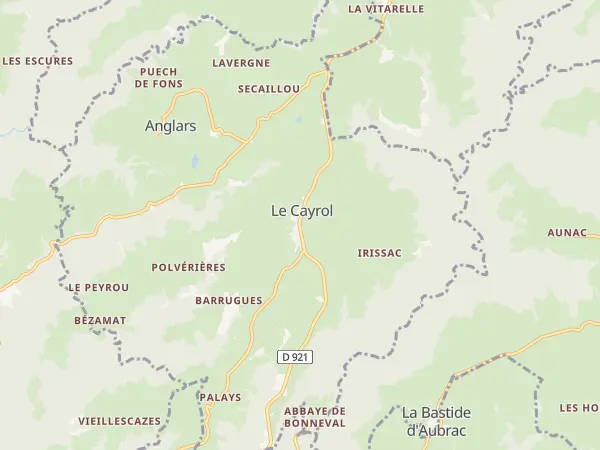 Plan du Cayrol
