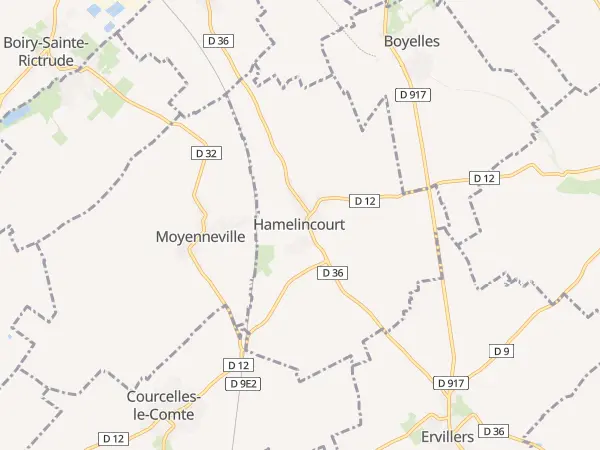 Plan de Hamelincourt