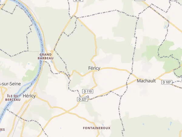 Plan de Féricy