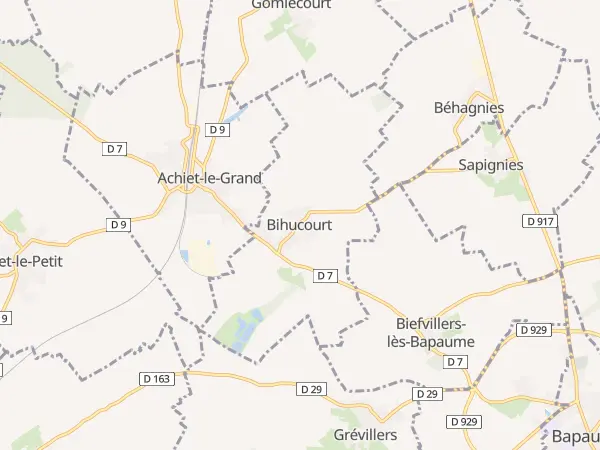 Plan de Bihucourt