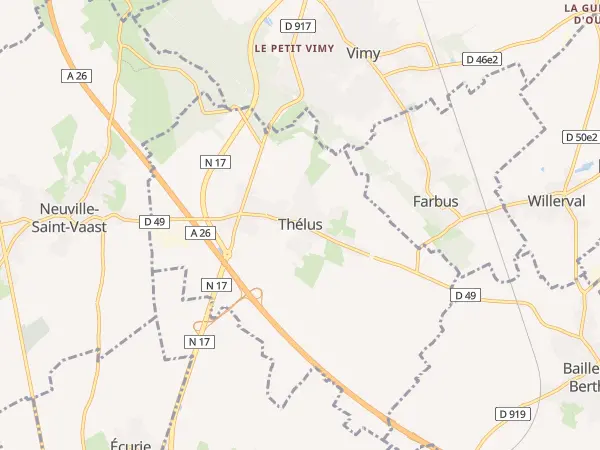 Plan de Thélus