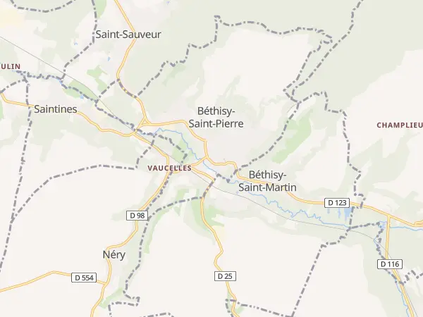 Plan de Béthisy-Saint-Pierre