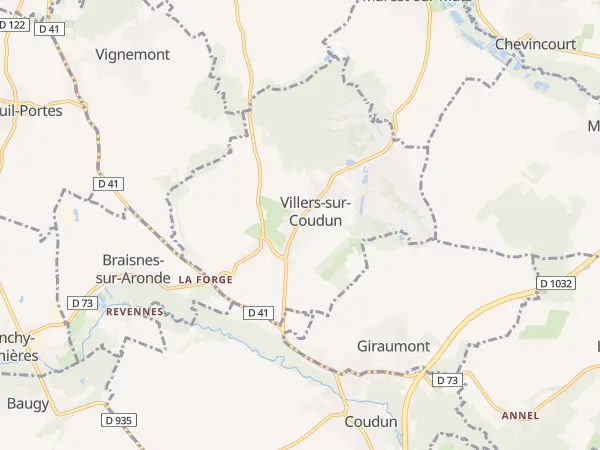 Plan de Villers-sur-Coudun