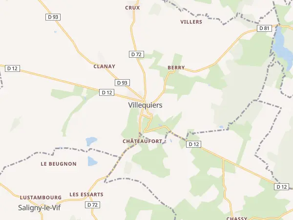 Plan de Villequiers