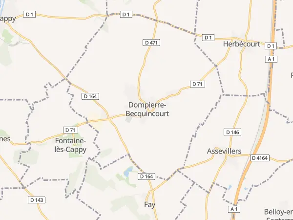 Plan de Dompierre-Becquincourt