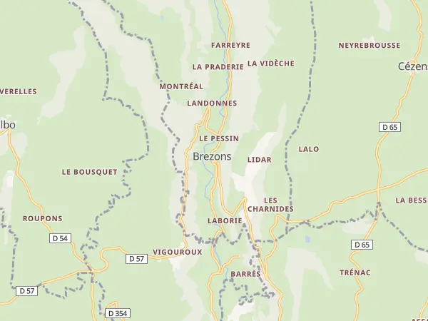 Plan de Brezons