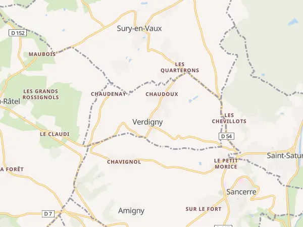 Plan de Verdigny
