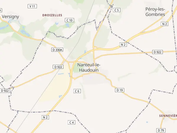 Plan de Nanteuil-le-Haudouin