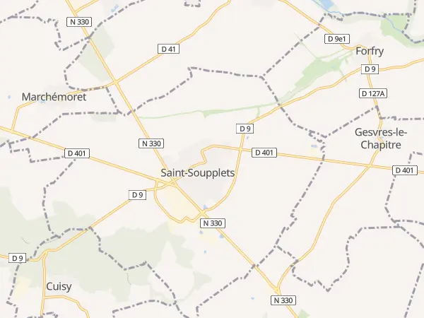 Plan de Saint-Soupplets