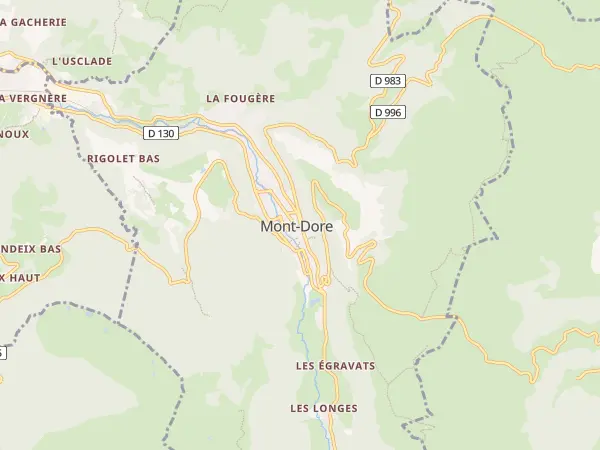 Plan de Mont-Dore