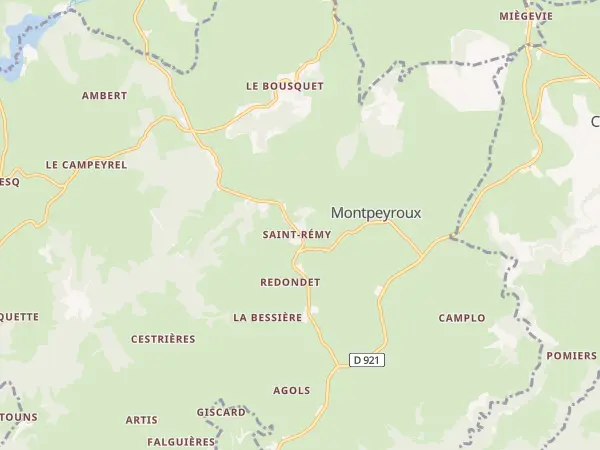 Plan de Montpeyroux