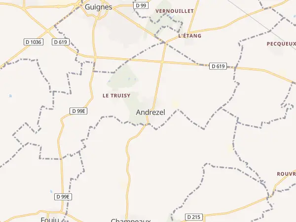 Plan de Andrezel
