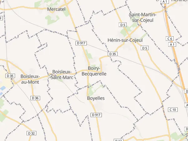 Plan de Boiry-Becquerelle