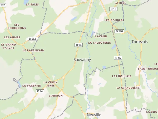 Plan de Sauvagny