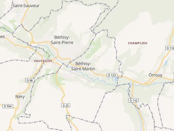 Plan de Béthisy-Saint-Martin