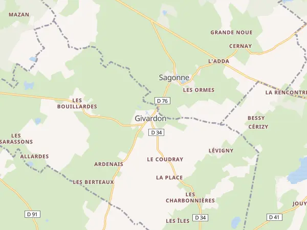 Plan de Givardon