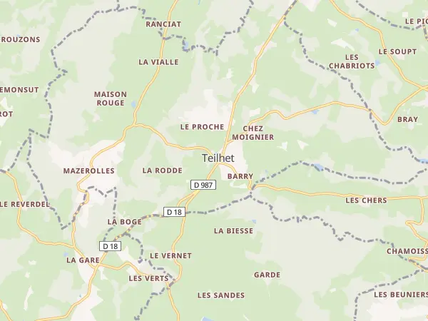 Plan de Teilhet