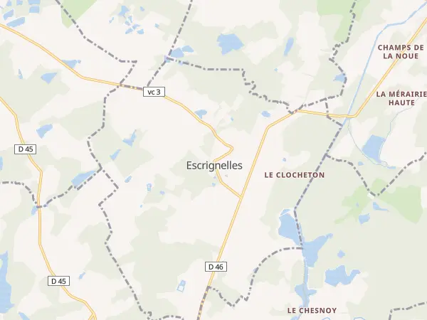 Plan de Escrignelles