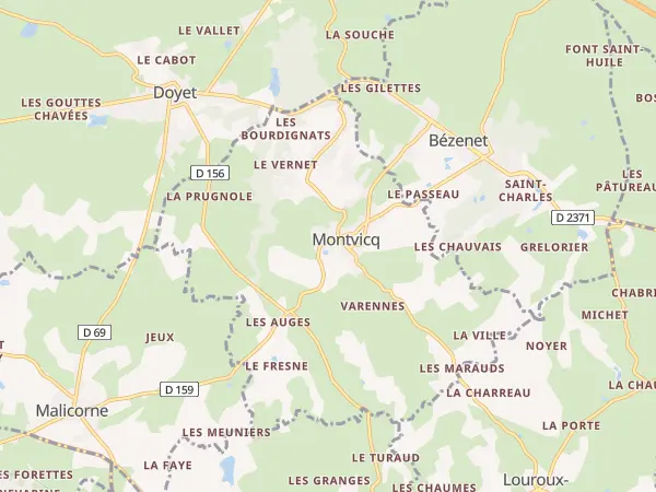 Plan de Montvicq