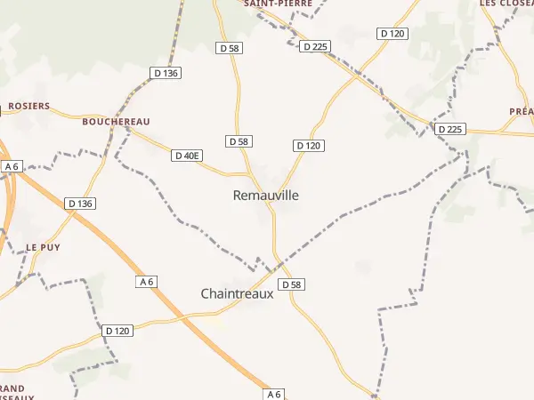 Plan de Remauville