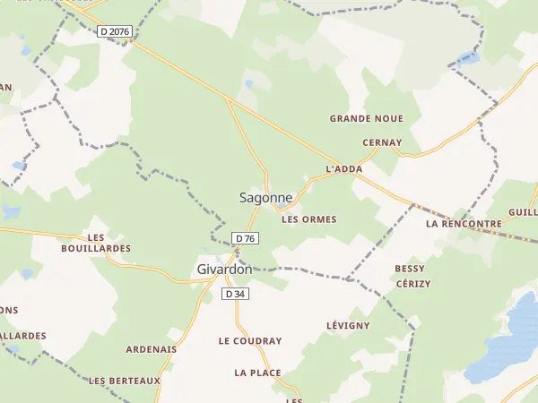 Plan de Sagonne