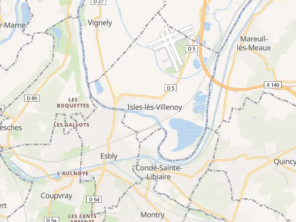 Plan de Isles-lès-Villenoy