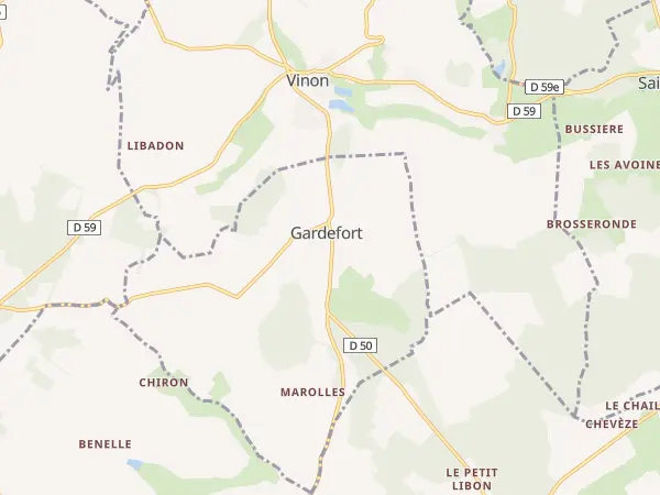 Plan de Gardefort
