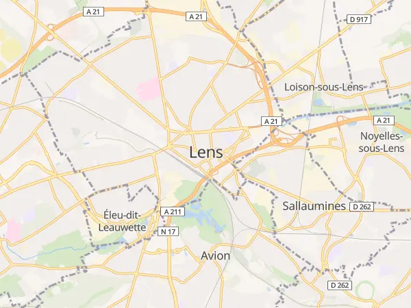 Plan de Lens