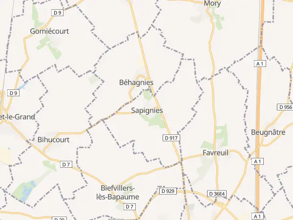 Plan de Sapignies
