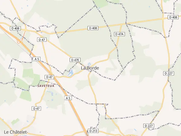 Plan de Châtillon-la-Borde