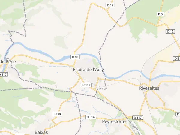 Plan de Espira-de-l’Agly