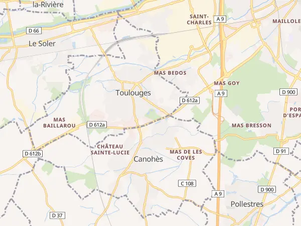 Plan de Toulouges