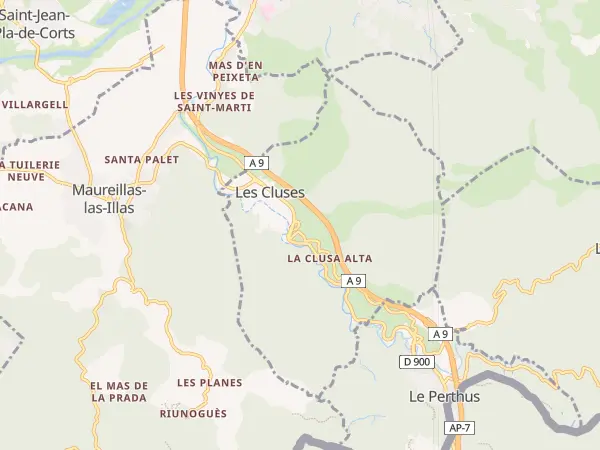 Plan des Cluses