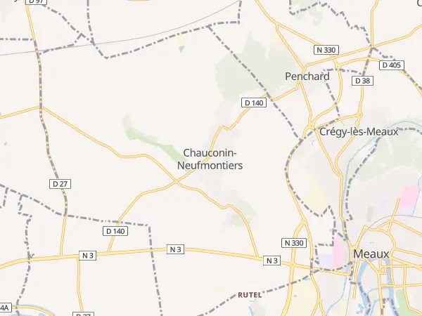 Plan de Chauconin-Neufmontiers