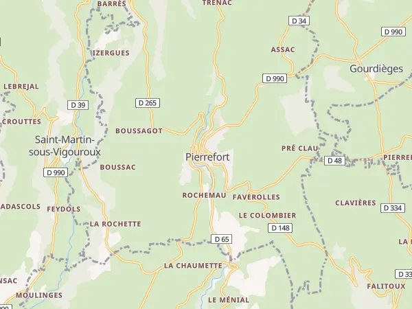 Plan de Pierrefort