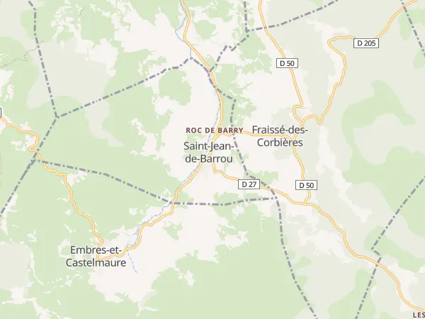 Plan de Saint-Jean-de-Barrou