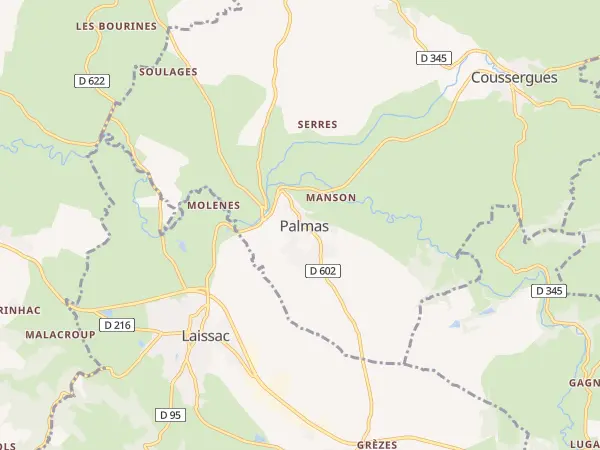 Plan de Palmas d’Aveyron