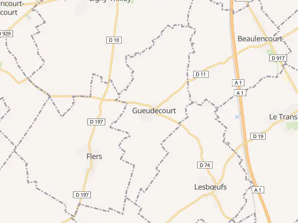Plan de Gueudecourt