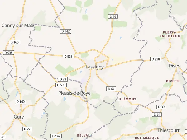 Plan de Lassigny