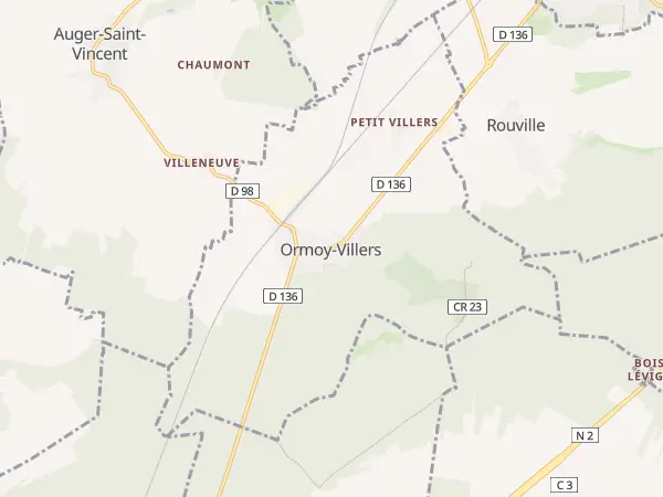 Plan de Ormoy-Villers