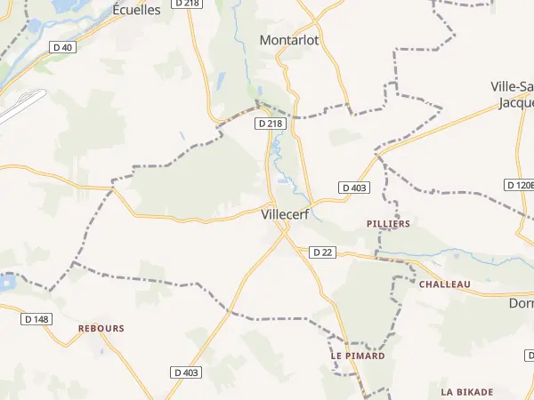 Plan de Villecerf
