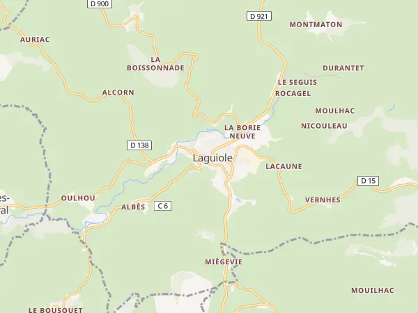 Plan de Laguiole