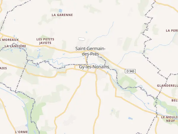Plan de Gy-les-Nonains