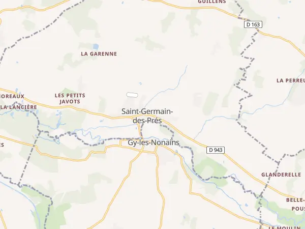 Plan de Saint-Germain-des-Prés