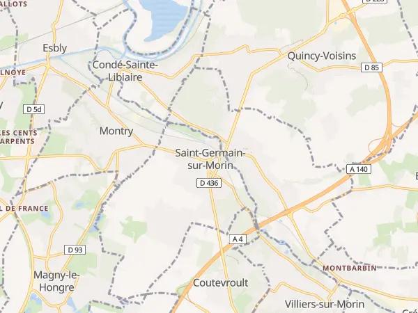 Plan de Saint-Germain-sur-Morin