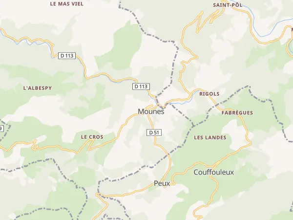 Plan de Mounes-Prohencoux